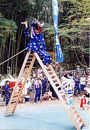 鳥撫荒神社の秋祭り