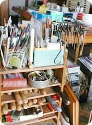 工房の工具類です。たくさんあります。